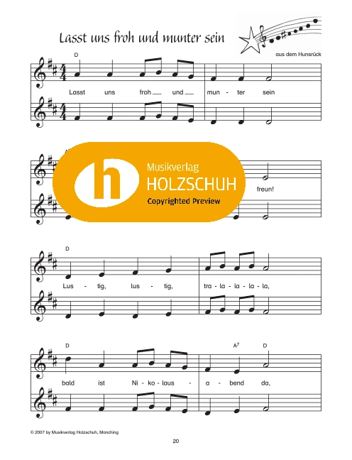 Lasst uns froh und munter sein